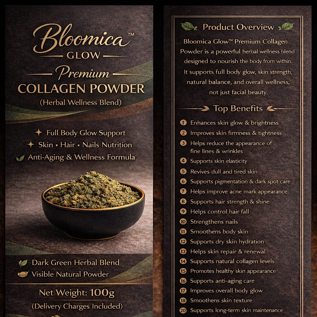 Bloomica Glow™ | Premium Herbal Collagen