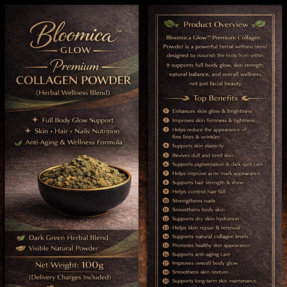 Bloomica Glow™ | Premium Herbal Collagen